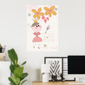 Poster de la petite Princesse Girls Nursery (Bureau à domicile)
