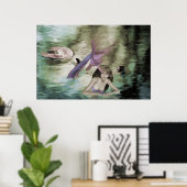 Poster de la petite sirène (Bureau à domicile)