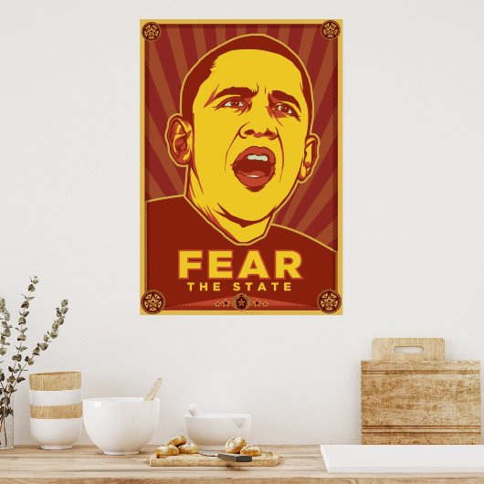 Poster de la Peur de l'Etat (Cuisine)