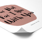 Poster de la peur pas Ésaïe 41:10 (Coin)