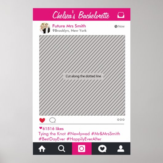 Poster de la photo du groupe de médias sociaux (Devant)