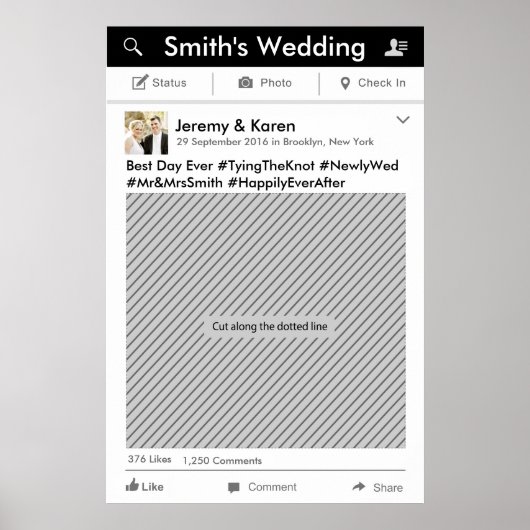 Poster de la photo du groupe de médias sociaux (Devant)