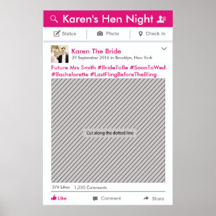 Poster de la photo du groupe de médias sociaux