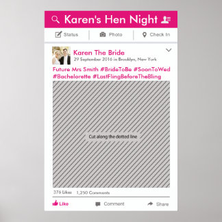 Poster de la photo du groupe de médias sociaux