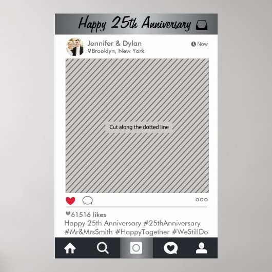 Poster de la photo du groupe de médias sociaux (Devant)