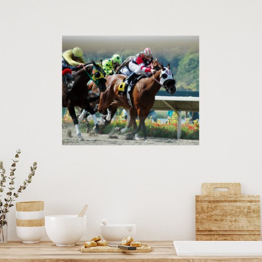 Poster de la piste de course Del Mar (Cuisine)