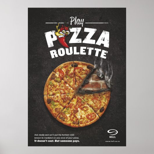 Poster de la Pizza Roulette (Devant)