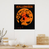 Poster de la place hantée Halloween (Cuisine)