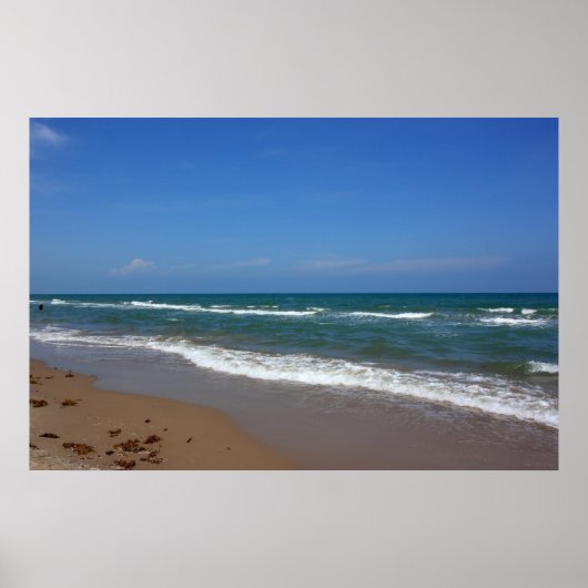 Poster de la plage de Padre Island (Devant)