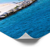 Poster de la plage de Roatan Honduras (Coin)