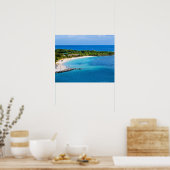Poster de la plage de Roatan Honduras (Cuisine)