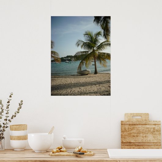 Poster de la plage St. Thomas (Cuisine)