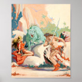 Poster de la planète du péril (Devant)