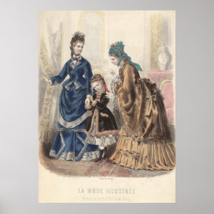 Poster de la plaque de mode antique - Heloise Lelo