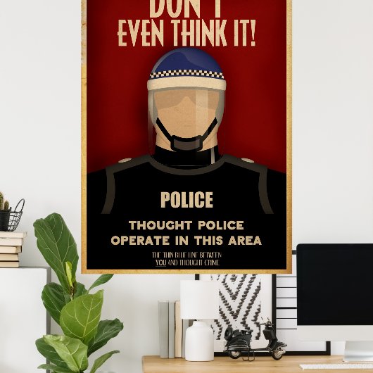 Poster de la police (Bureau à domicile)