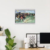 Poster de la police dans la Gazette (Bureau à domicile)