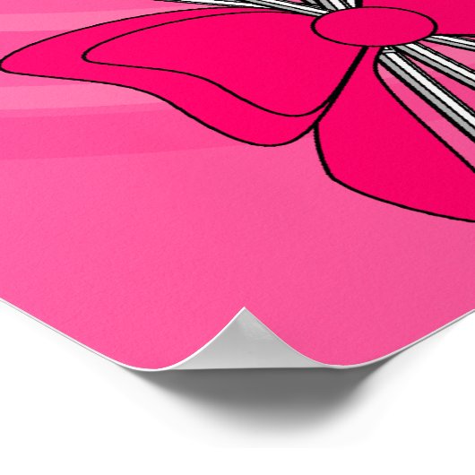 Poster de la pop rose (Coin)