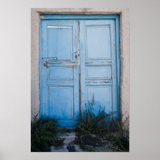 Poster de la porte bleue 1 (Devant)