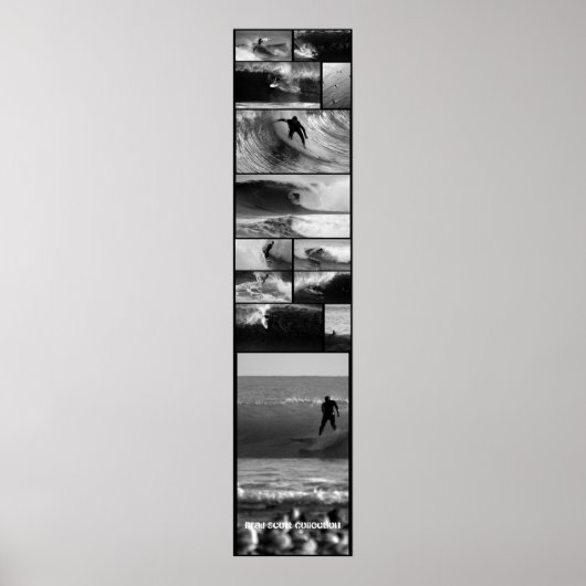 Poster de la porte de surf Big Wave (Devant)