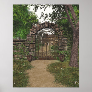 Poster de la porte du jardin