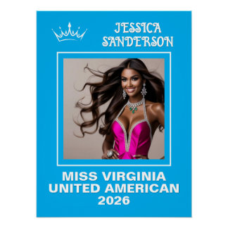 Poster de la porte du Titleholder Envoi Pageant