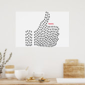 Poster de la positivité (Cuisine)