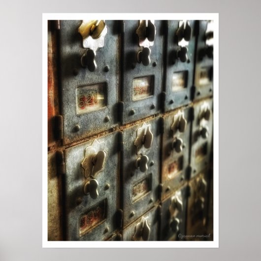 Poster de la poste vintage Imprimer (Devant)