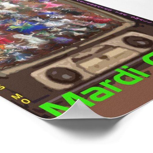 Poster de la poupée Voodoo Mardi Gras (Coin)