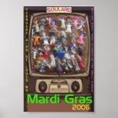 Poster de la poupée Voodoo Mardi Gras (Devant)