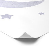 Poster de la pouponnière Blue Moon and Stars (Coin)