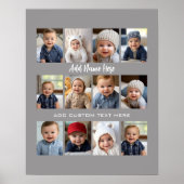 Poster de la première année du bébé/Imprimer colla (Devant)