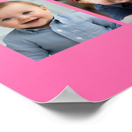 Poster de la première année du bébé/Imprimer colla (Coin)