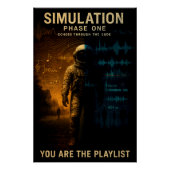 Poster de la première phase de simulation - Glitch (Devant)