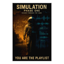 Poster de la première phase de simulation - Glitch