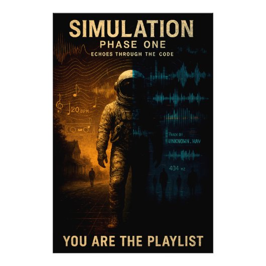 Poster de la première phase de simulation - Glitch (Devant)