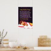 Poster de la prière du coucher (Cuisine)