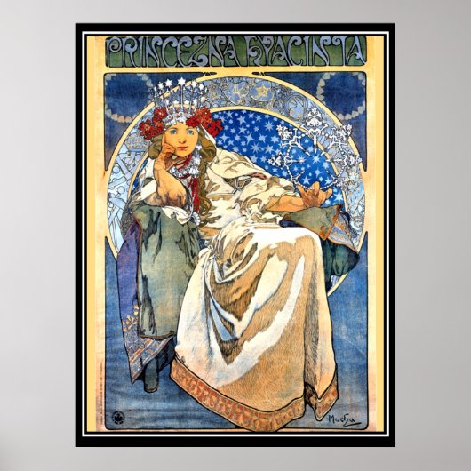 Poster de la Princesse Alphonse Mucha (Devant)