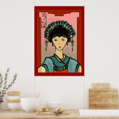Poster de la princesse asiatique (Cuisine)