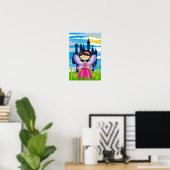 Poster de la princesse fée mignonne (Bureau à domicile)