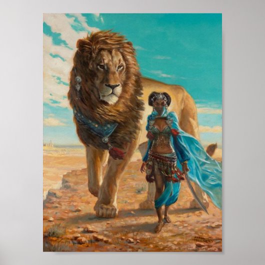 Poster de la princesse guerrière (Devant)