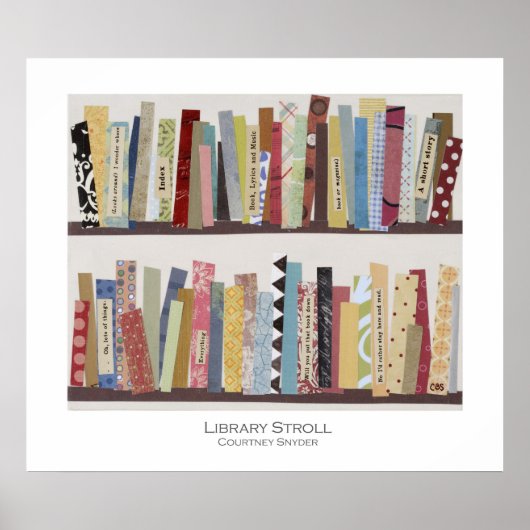 Poster de la promenade de la bibliothèque (Devant)