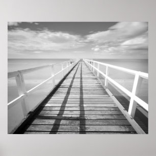 Poster de la promenade de plage