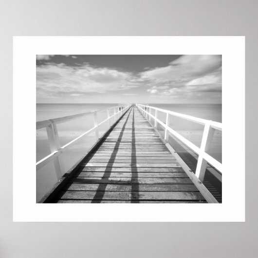 Poster de la promenade de plage (Devant)