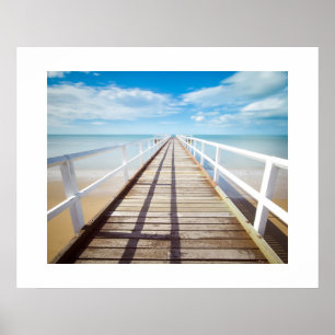 Poster de la promenade de plage