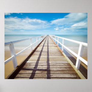Poster de la promenade de plage