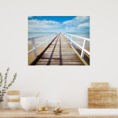 Poster de la promenade de plage (Cuisine)