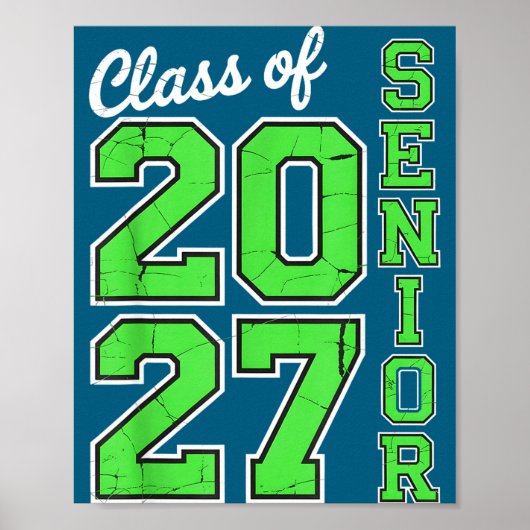 Poster De la promotion 2027 Senior 27 High (Devant)