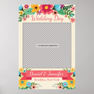 Poster de la Prop de la fête de mariage pour stand