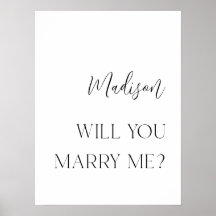 Poster de la proposition personnalisée moderne