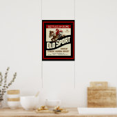 Poster de la publicité pour Whiskey Old Sport (Cuisine)
